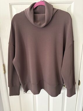 Simply Vera Vera Wang Ribbed Knit Sweater in Taupe